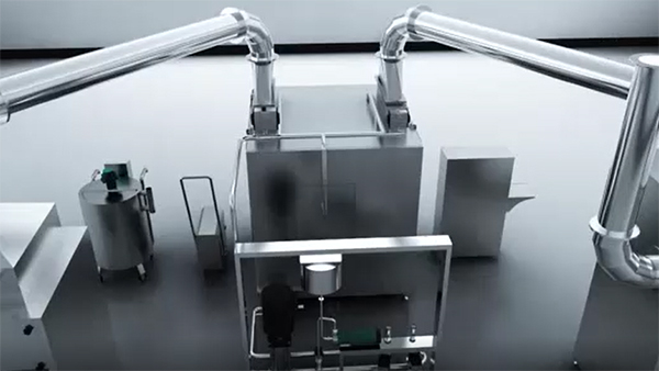 Máquina de Revestimento de Comprimidos de Elevada Eficiência