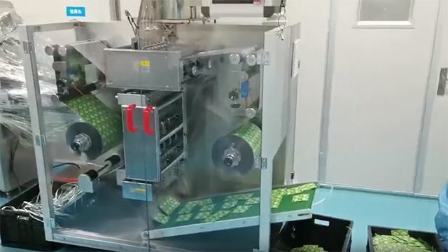 Máquina automática de embalagem de blisters de alumínio duplo
